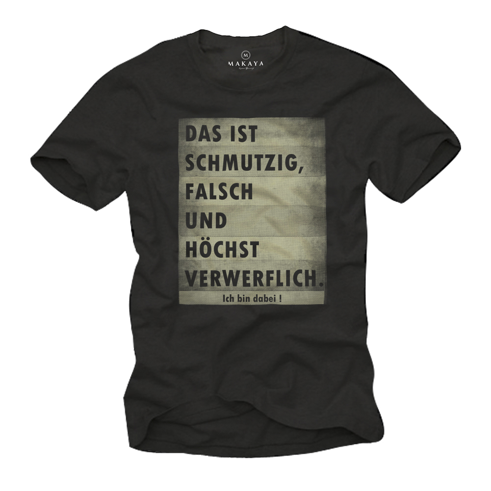 Men's  T-Shirt - German message